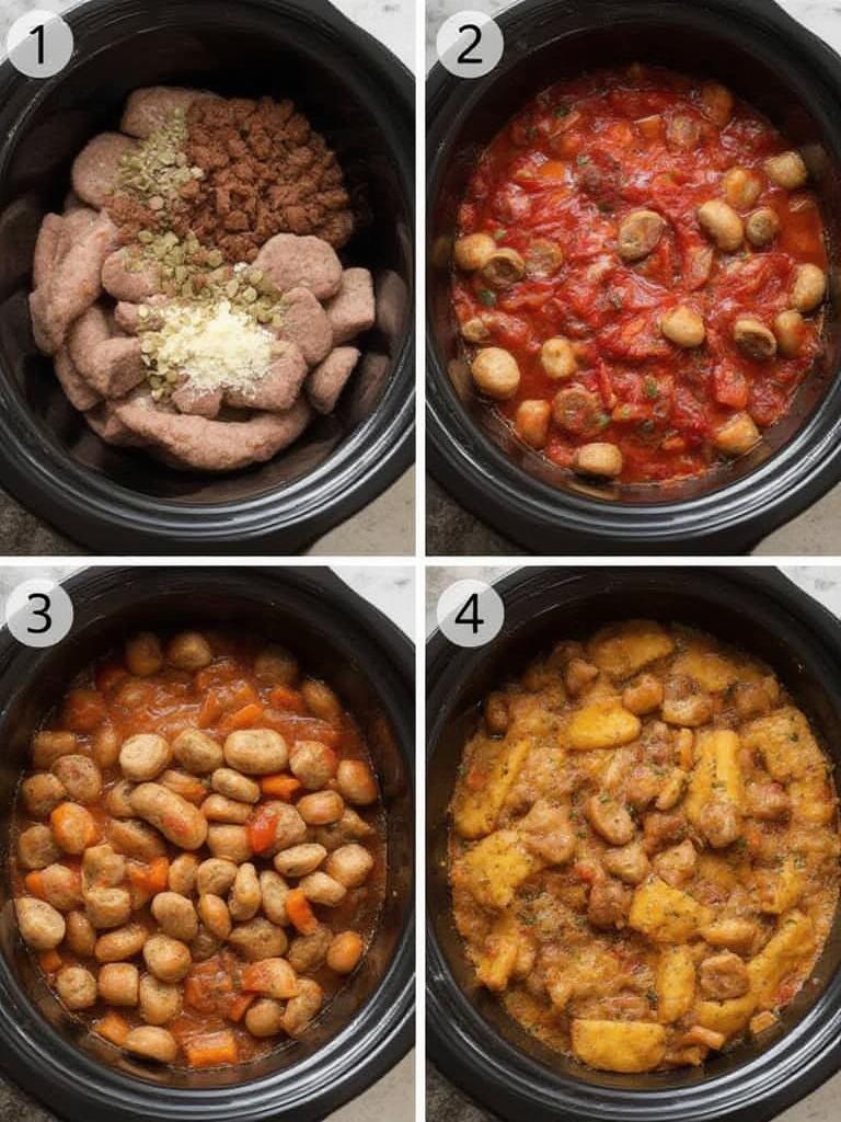 Hearty Sausage Casserole 6