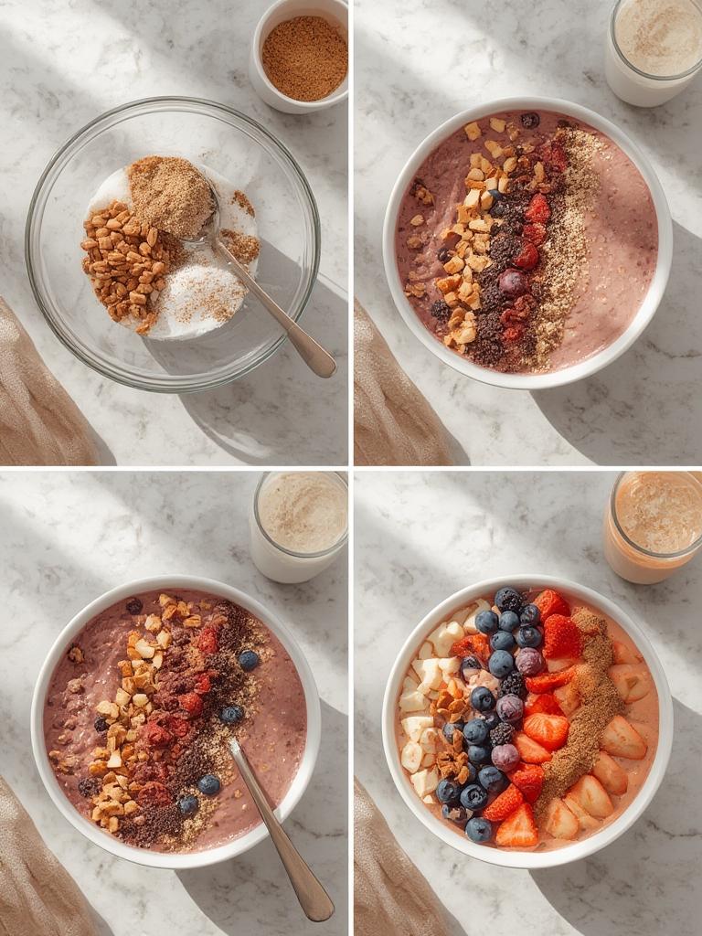 Aesthetic Smoothie Bowl: Easy Brunch Recipes & Healthy Food Ideas For Breakfast Inspo! 3 Cooking feta eggs in a skillet