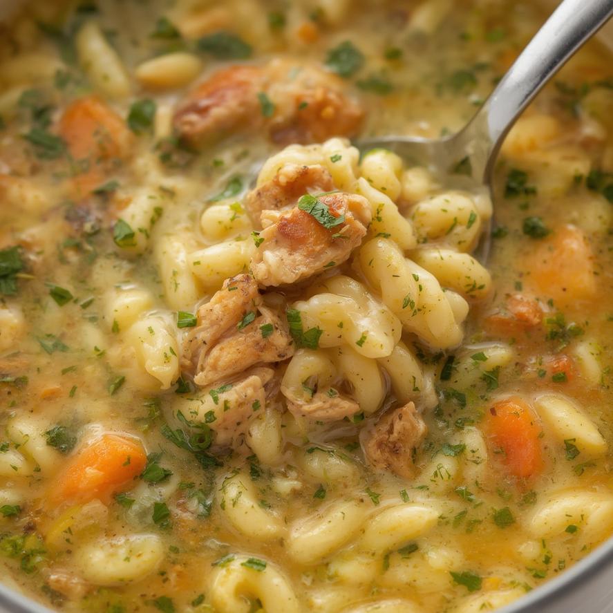 Lemon Chicken Orzo Soup 3
