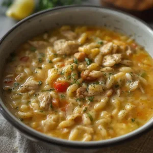 Hearty Lemon Chicken Orzo Soup - Best Soup Recipes Ever For Comfort! 9 Lemon Chicken Orzo Soup