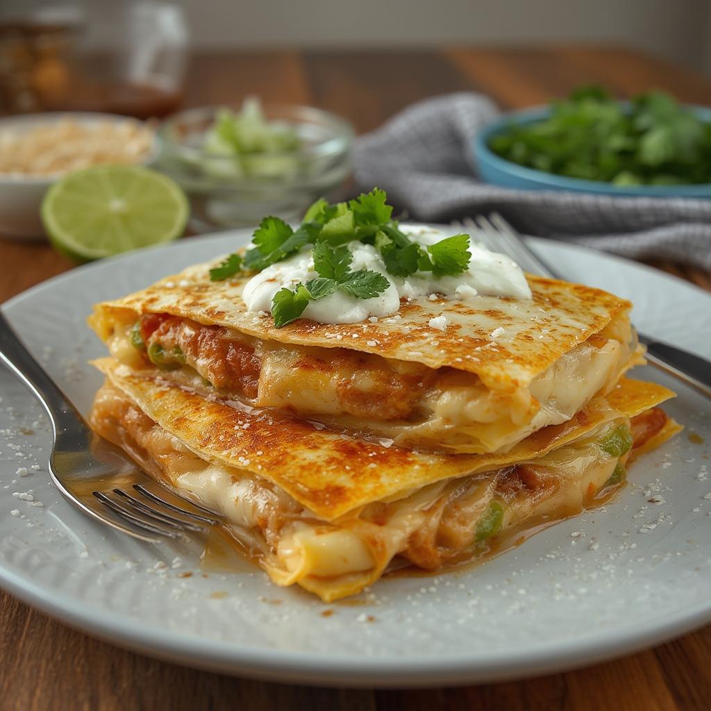 Ranch Chicken Quesadillas