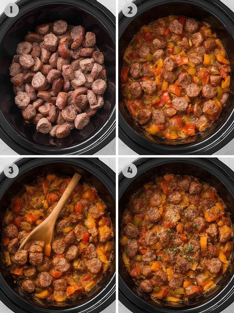 Sausage and Pepper Skillet 2
