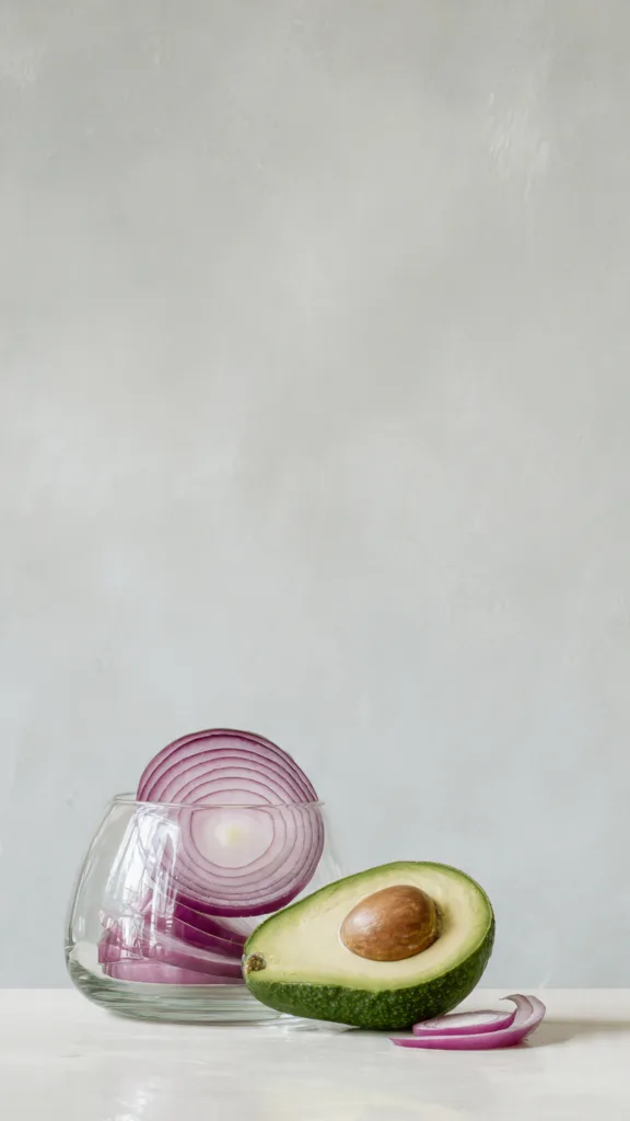 a minimalist ultra realistic photo of a half cut a