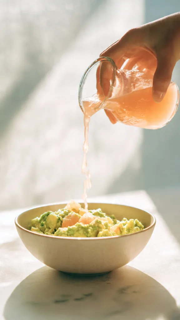 a vertical 23 aesthetic photo of a hand pouring a