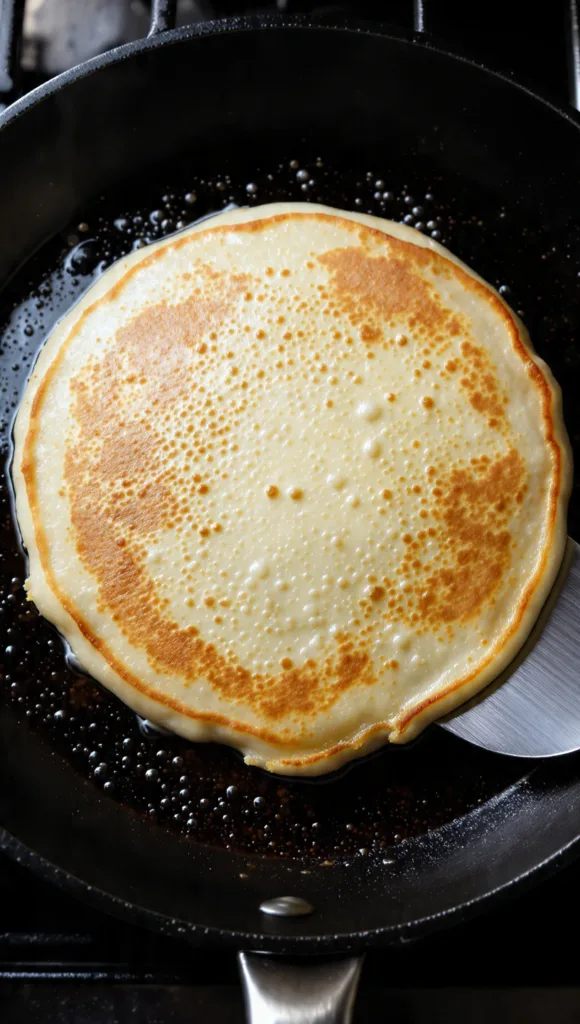 original prompt bubbles on a pancake critique rewr