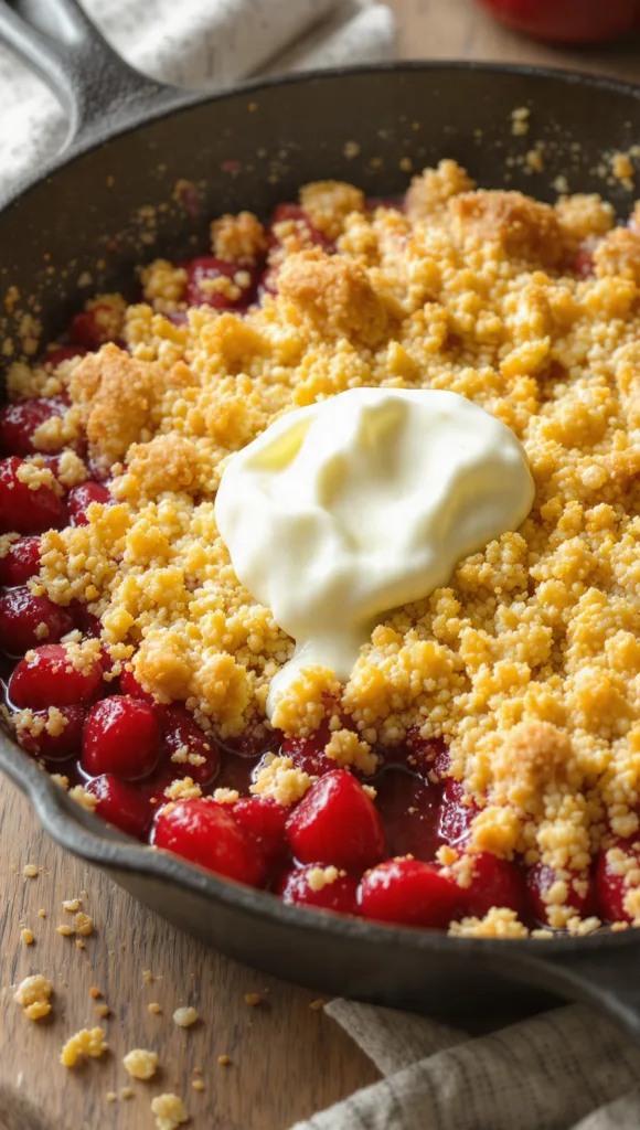 original prompt fruit crumble critique rewrite lac