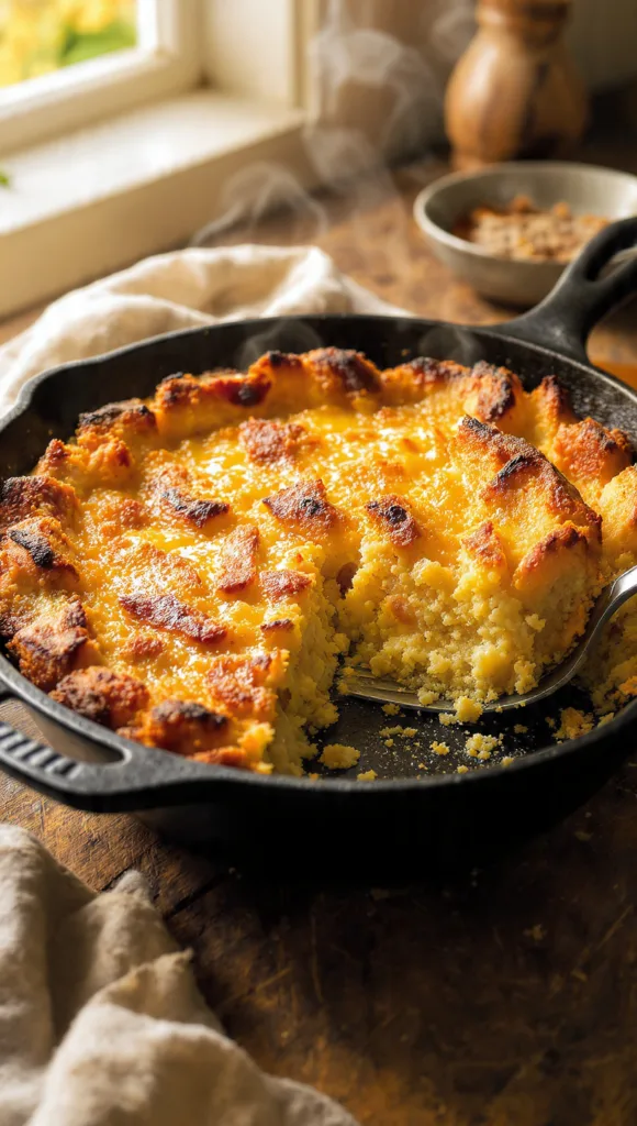 original prompt savory bread pudding critique rewr