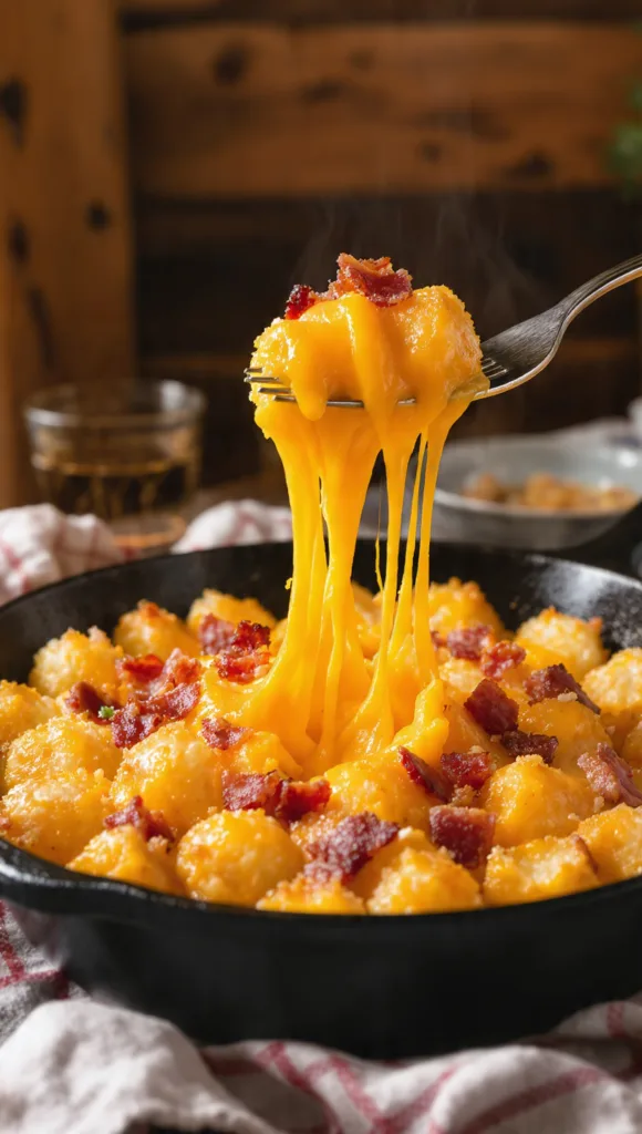 original prompt tater tots and cheese critique rew