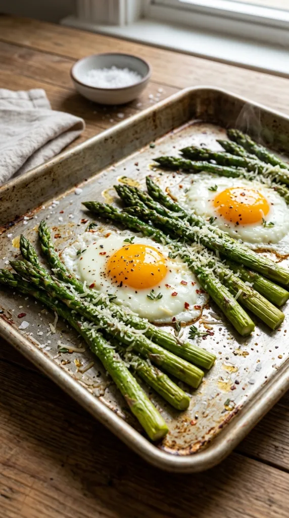 Sheet pan eggs and asparagus b9fb0e3694