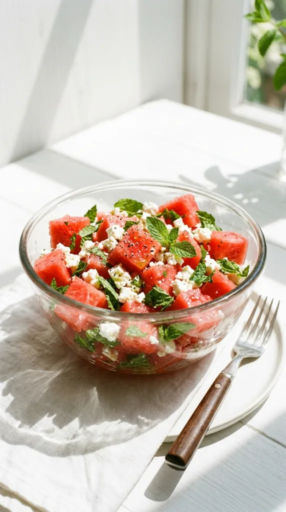 Watermelon salad with 202604191011