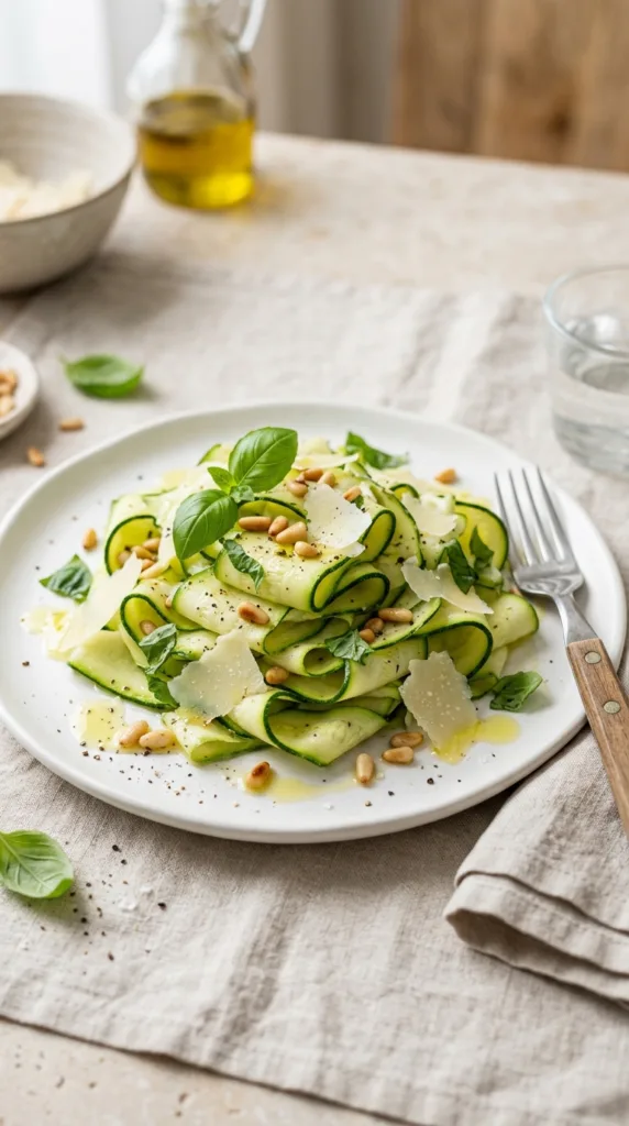 Zucchini ribbons on 202604191011