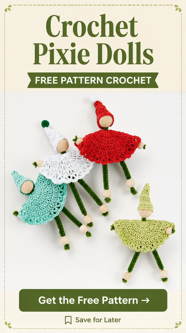 Aunt Lydia Tree Elves Crochet Pattern