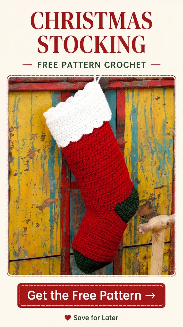 Christmas Crochet Stocking Pattern