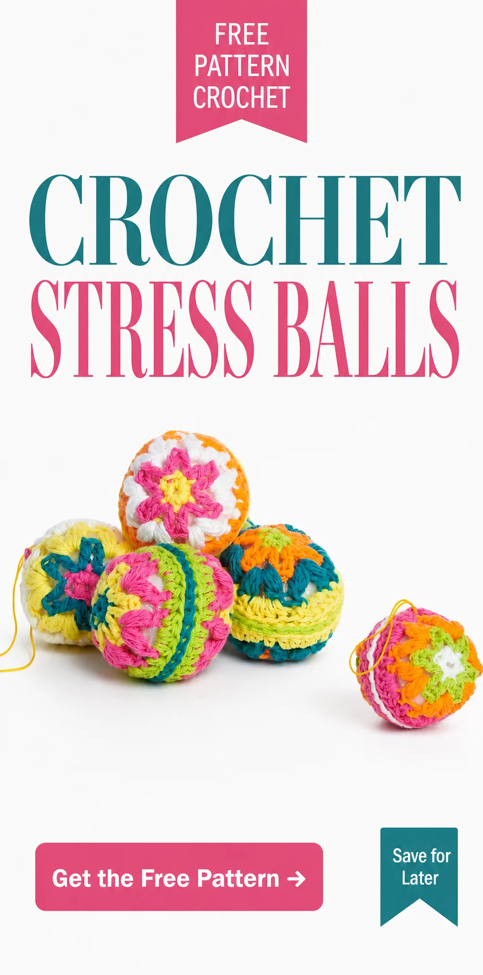 Colorful Crochet Ornaments Pattern