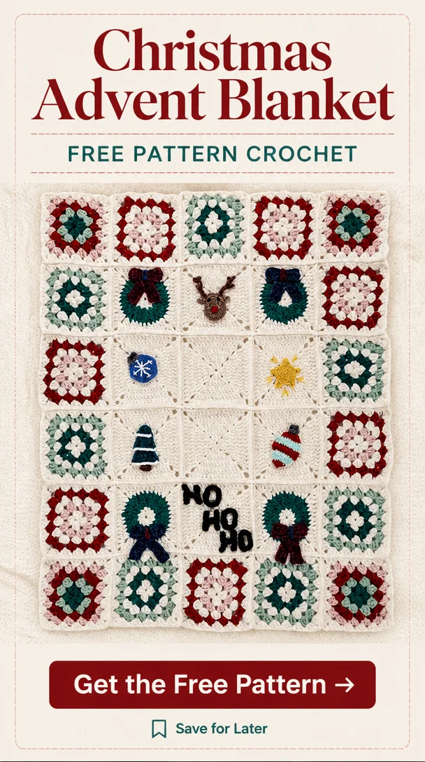 Crochet Christmas Blanket Pattern