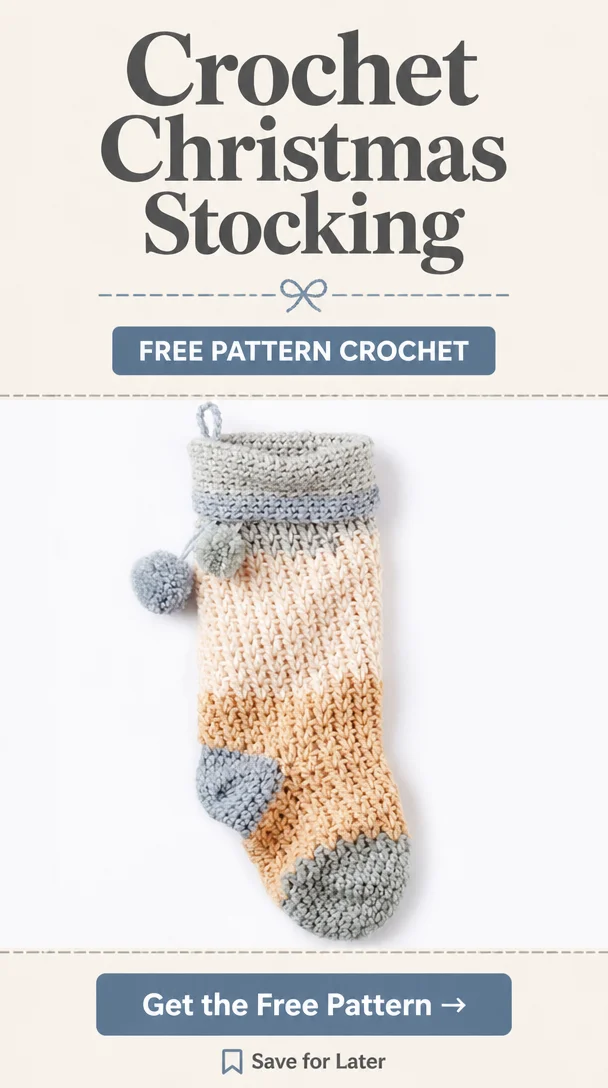 Crochet Christmas Stocking Pattern