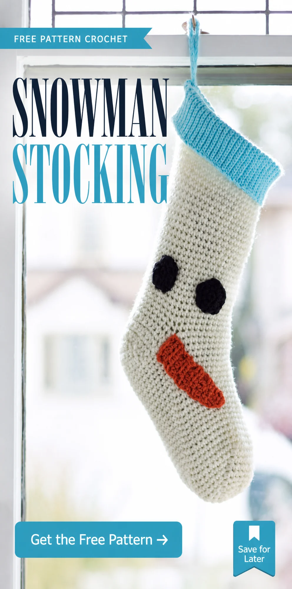 Crochet Christmas Stocking Pattern Tutorial