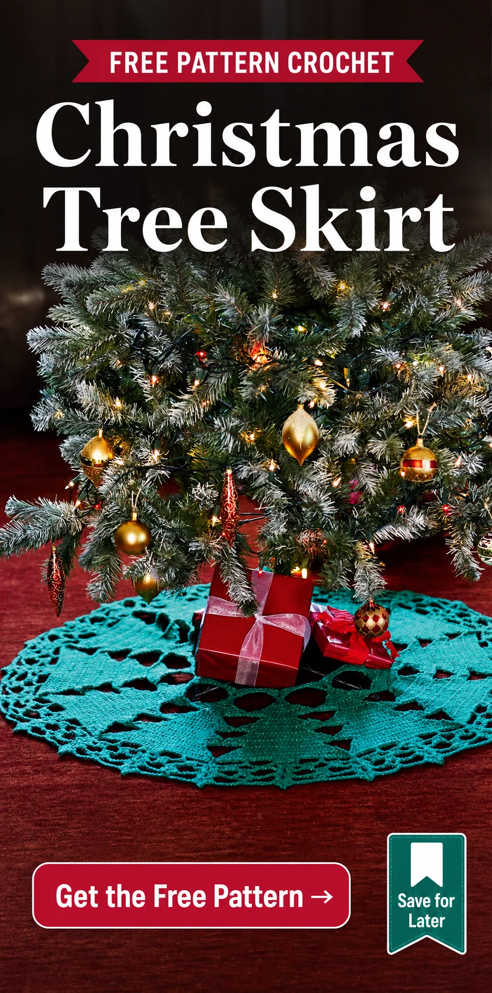 Crochet Christmas Tree Skirt Pattern