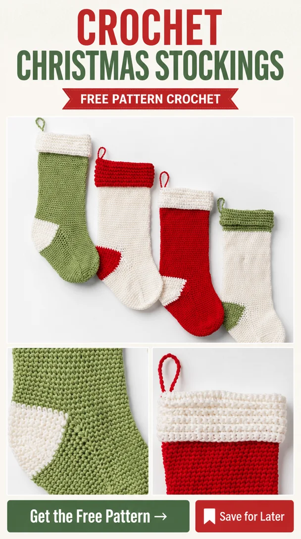 Crochet Holiday Stocking Pattern