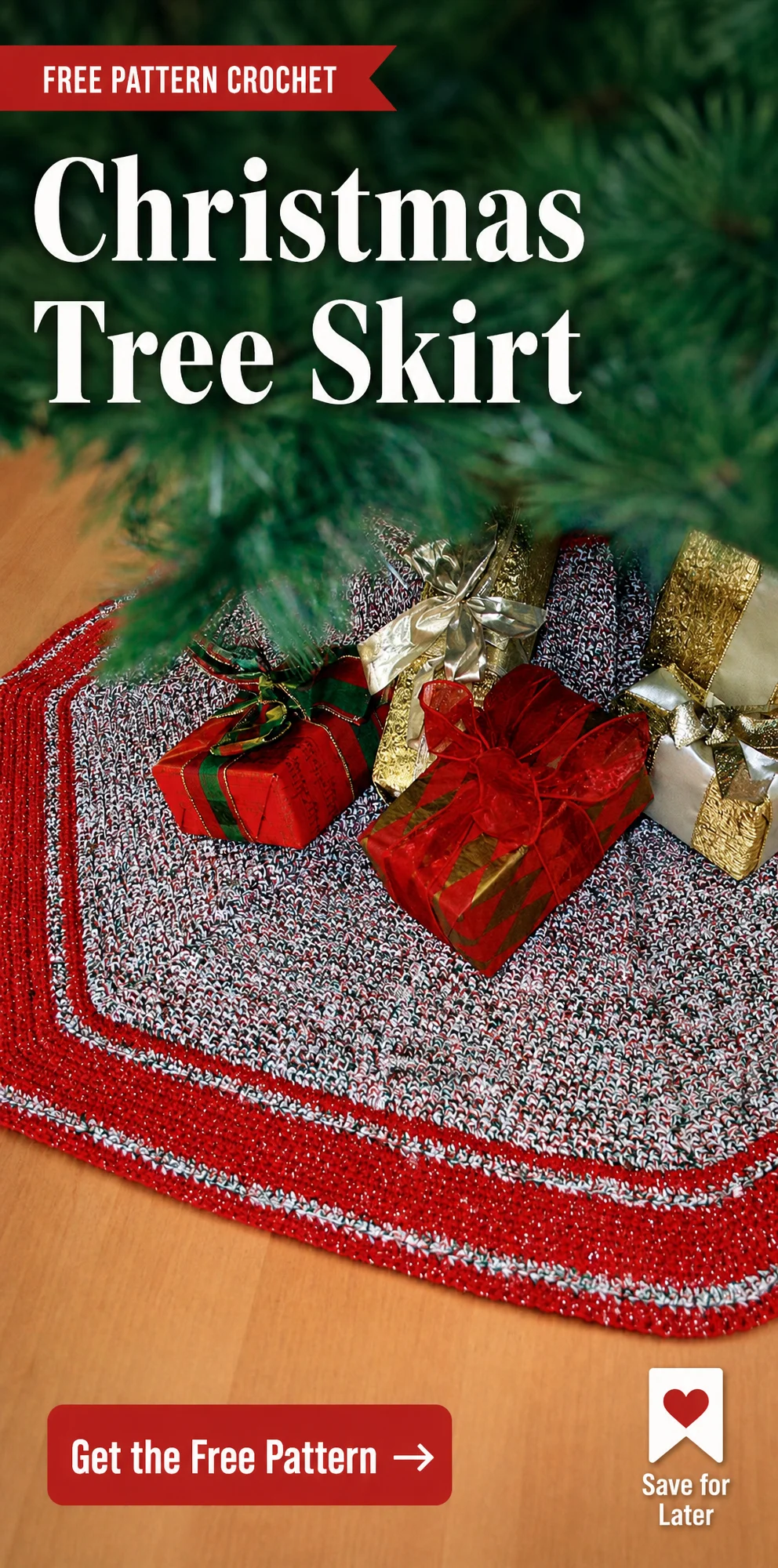 Crochet Pattern for a Tree Skirt