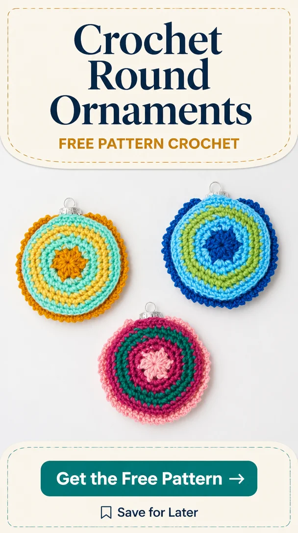 Crochet Radiating Rings Ornaments Pattern