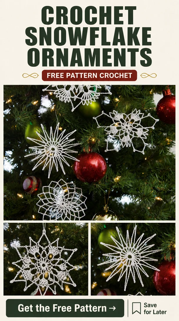 Crochet Snowflake Flurry Pattern