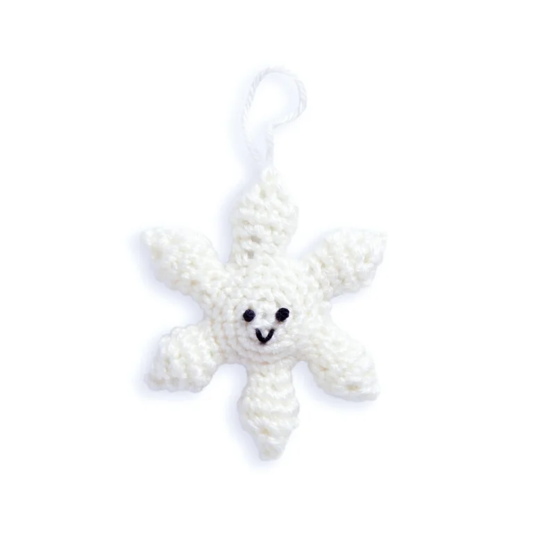 Crochet Snowflake Pattern for 2024 Advent Calendar design example