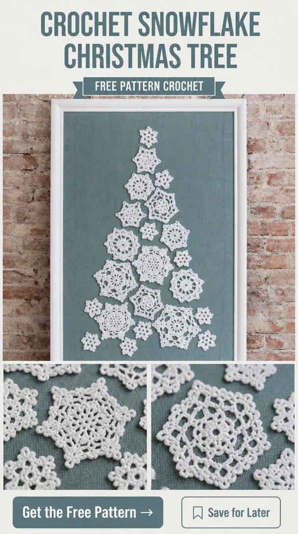 Crochet Snowflake Tree Pattern