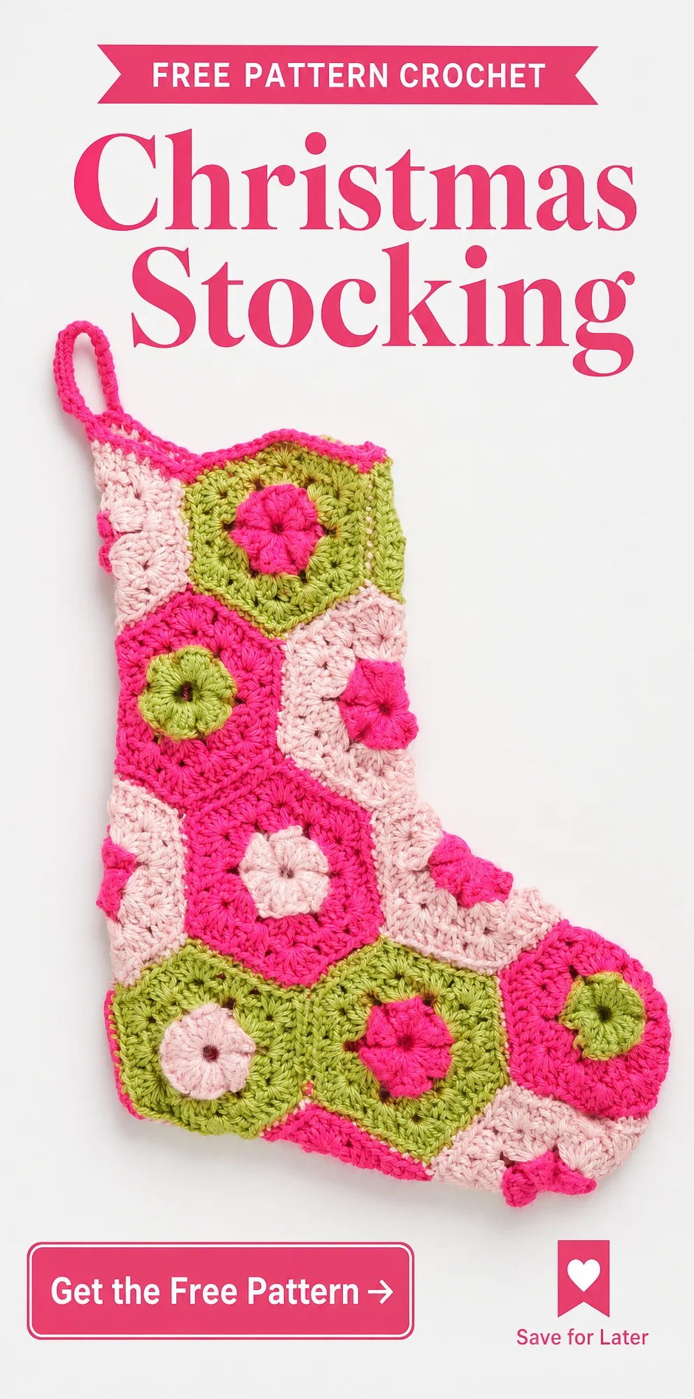 Crochet Stocking Pattern by Bold Pops