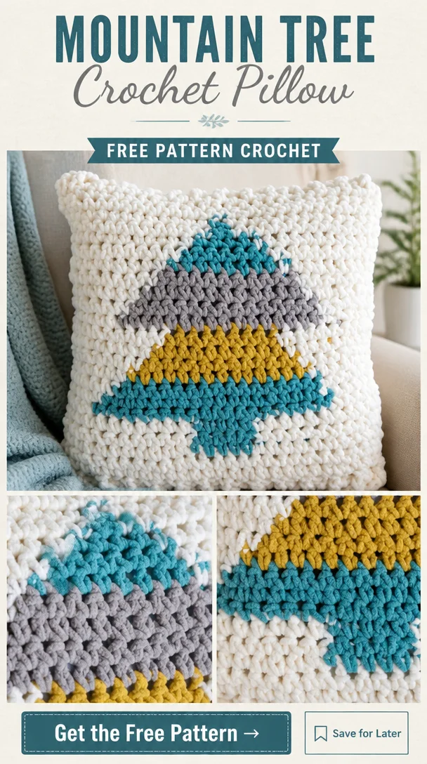 Crochet Tree Pillow Pattern