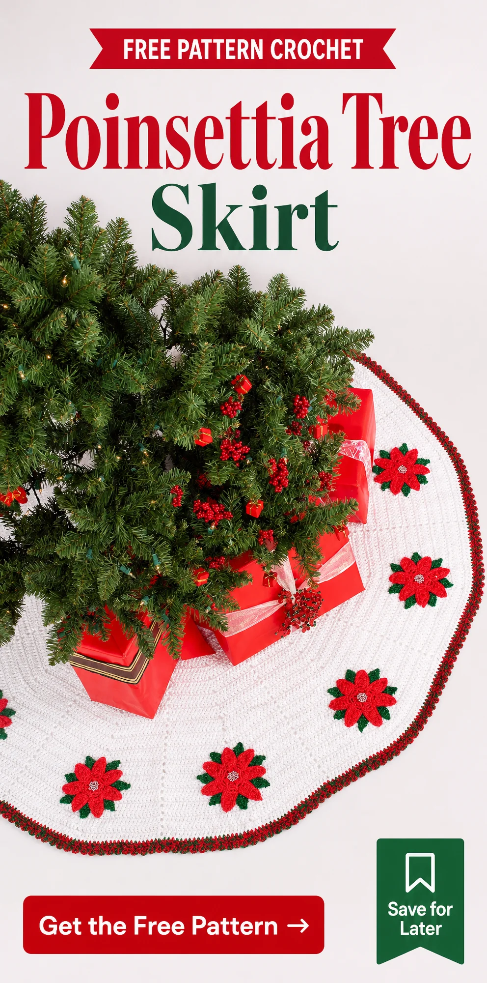 Crochet Tree Skirt Pattern Tutorial