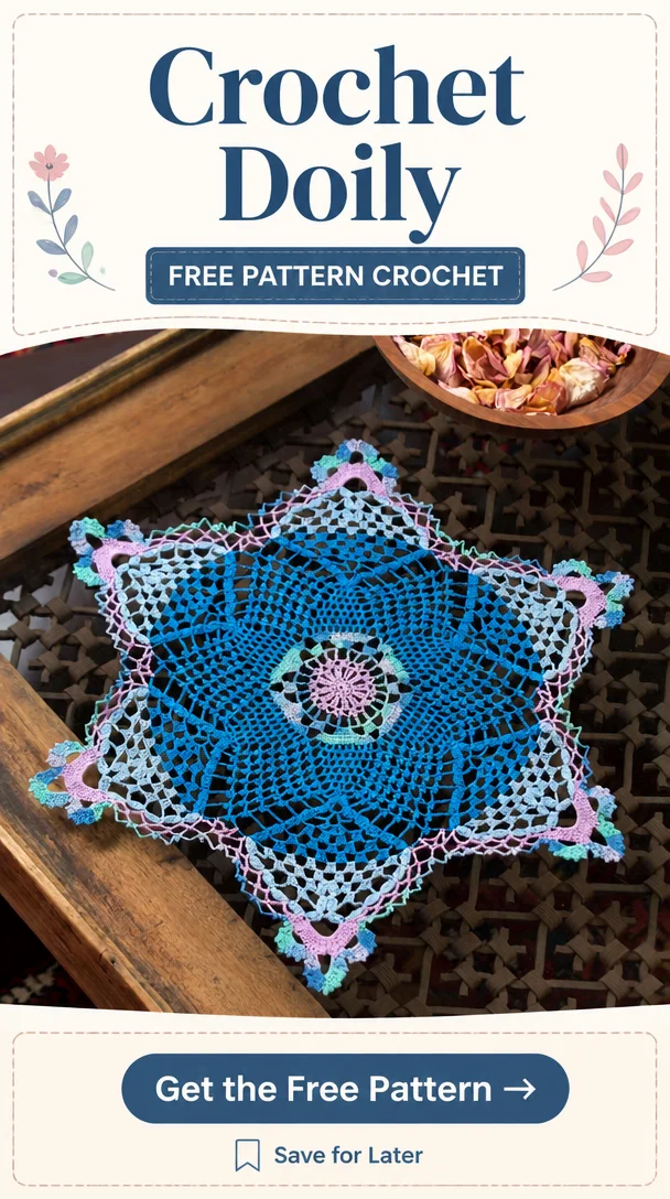 Snowflake Crochet Doily Pattern