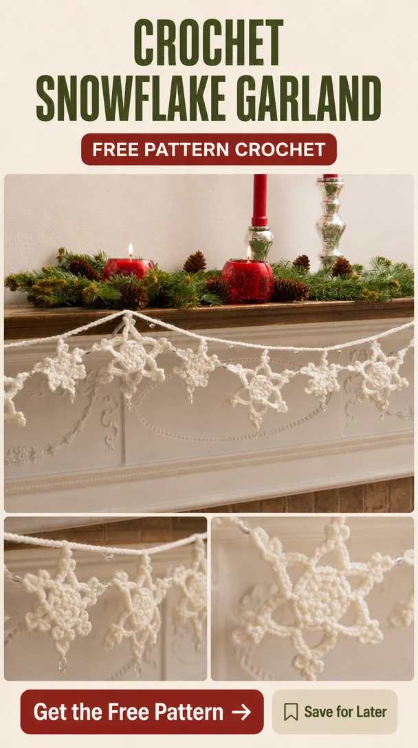 Snowflake Garland Pattern