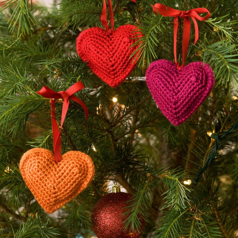 Tree Hearts crochet pattern featuring unique heart designs for creative projects