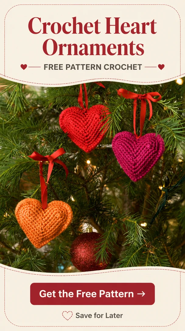 Tree Hearts Crochet Pattern