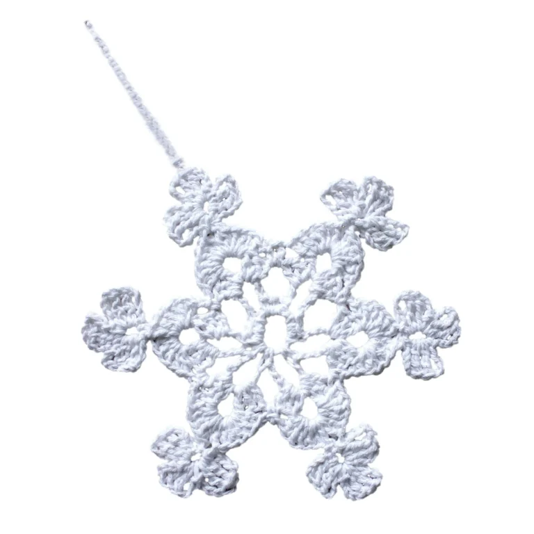 Twinkling Snowflakes crochet pattern for beautiful winter decorations
